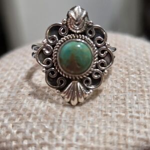 Silver and Turquoise Ring